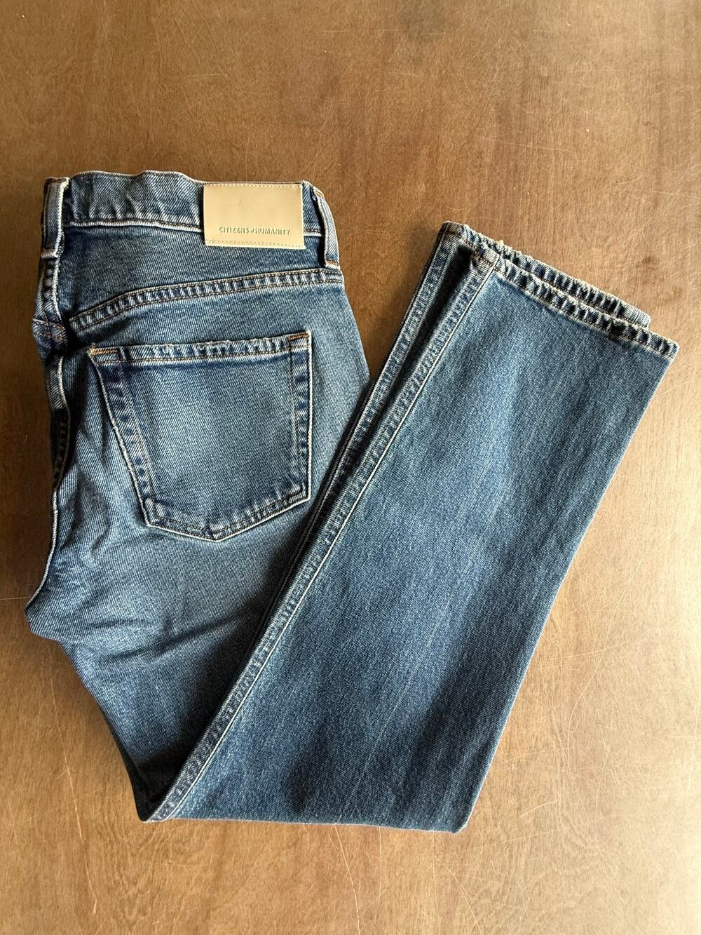 Citizens of Humanity Anissa Low Rise Straight Jeans Cruise Size 27 NWOT